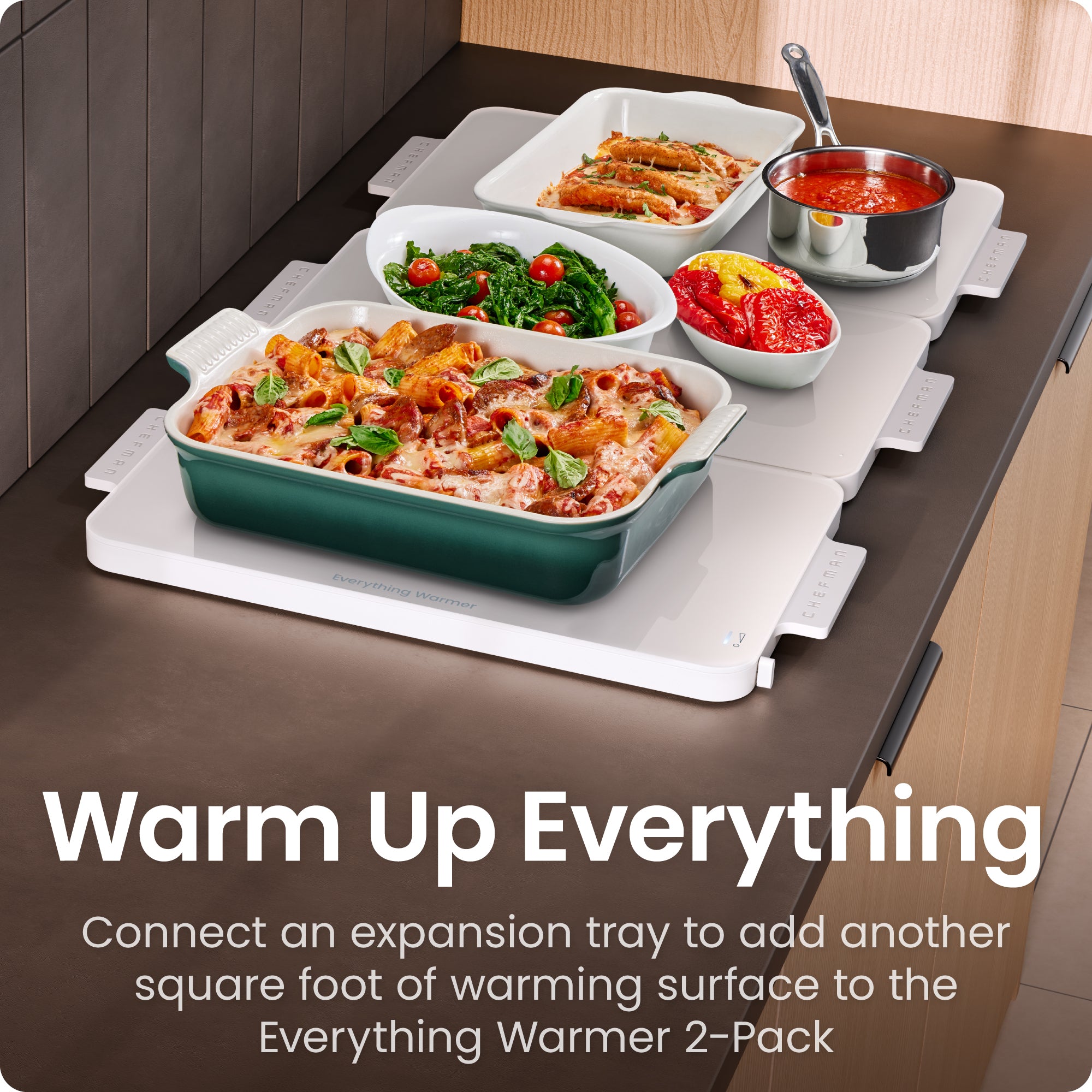 Everything Warmer Expanding Warming Tray. One Expansion Tray (Primary Tray Sold Separately) - Image 3