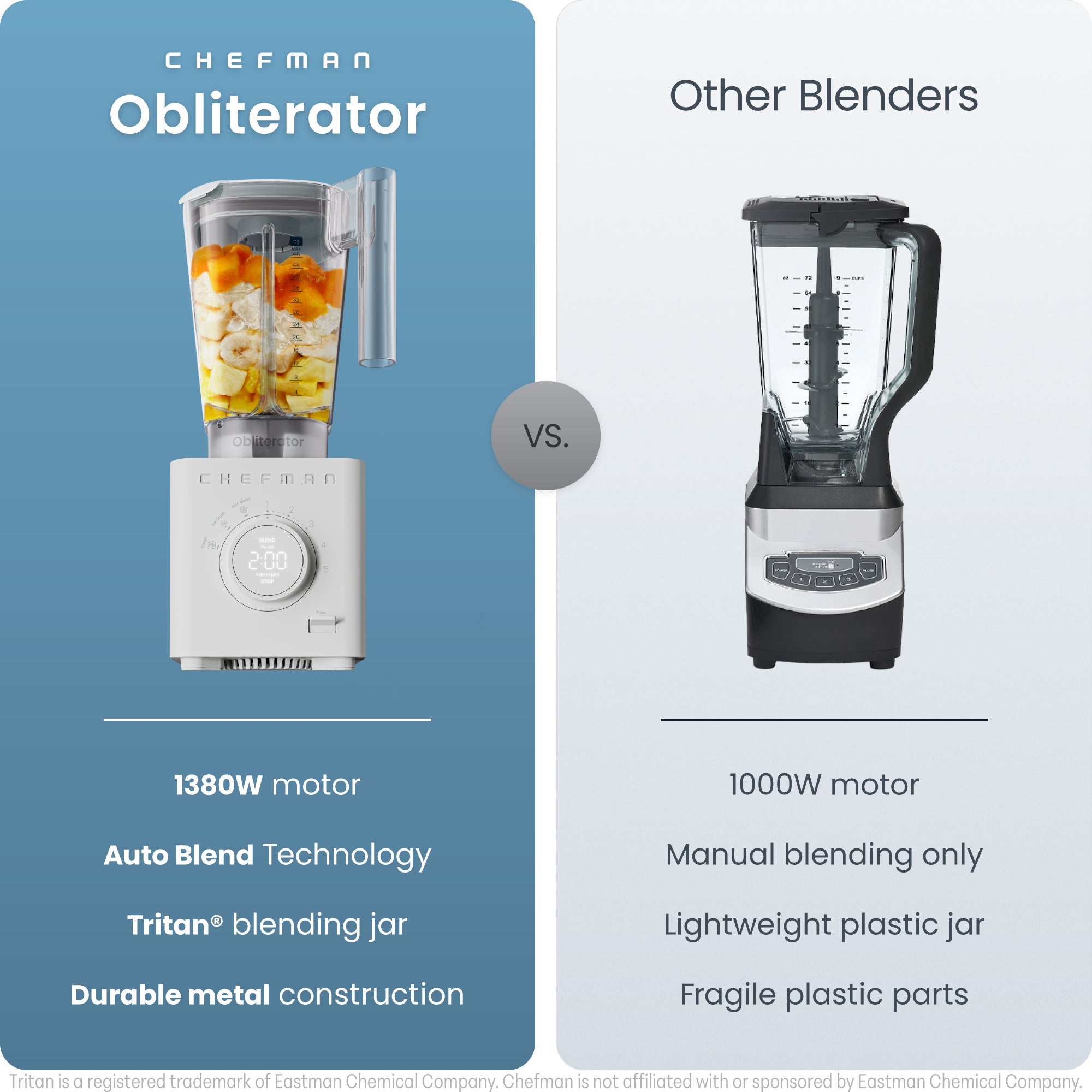 Obliterator® 48oz Power Blender + Travel Jar - Concrete - Image 10