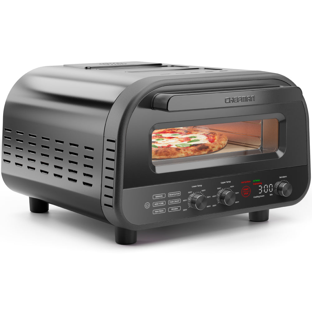 High-Heat Indoor Electric Pizza Oven 800??F (Black) - Image 2