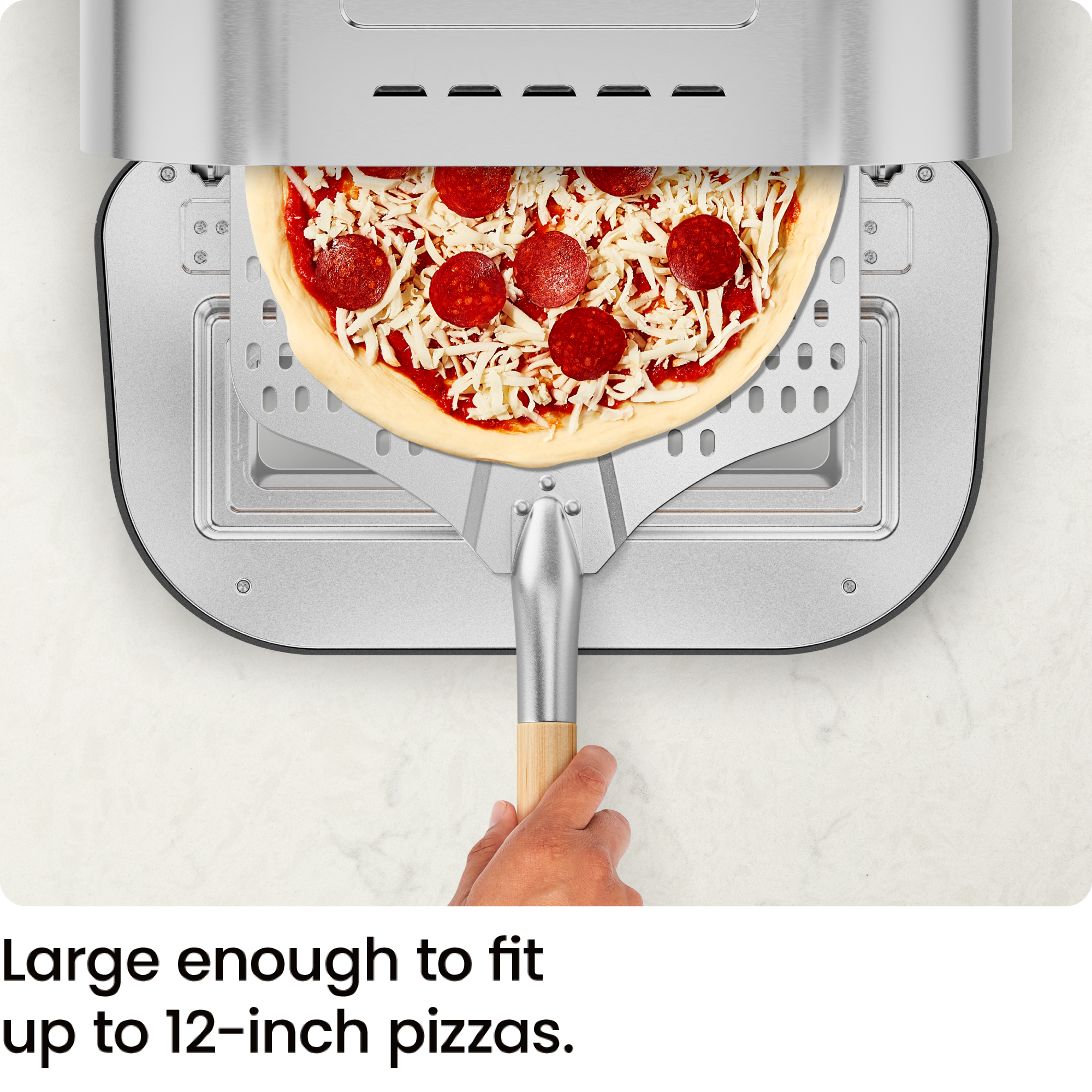 High-Heat Indoor Electric Pizza Oven 800??F - Stainless Steel - Image 7