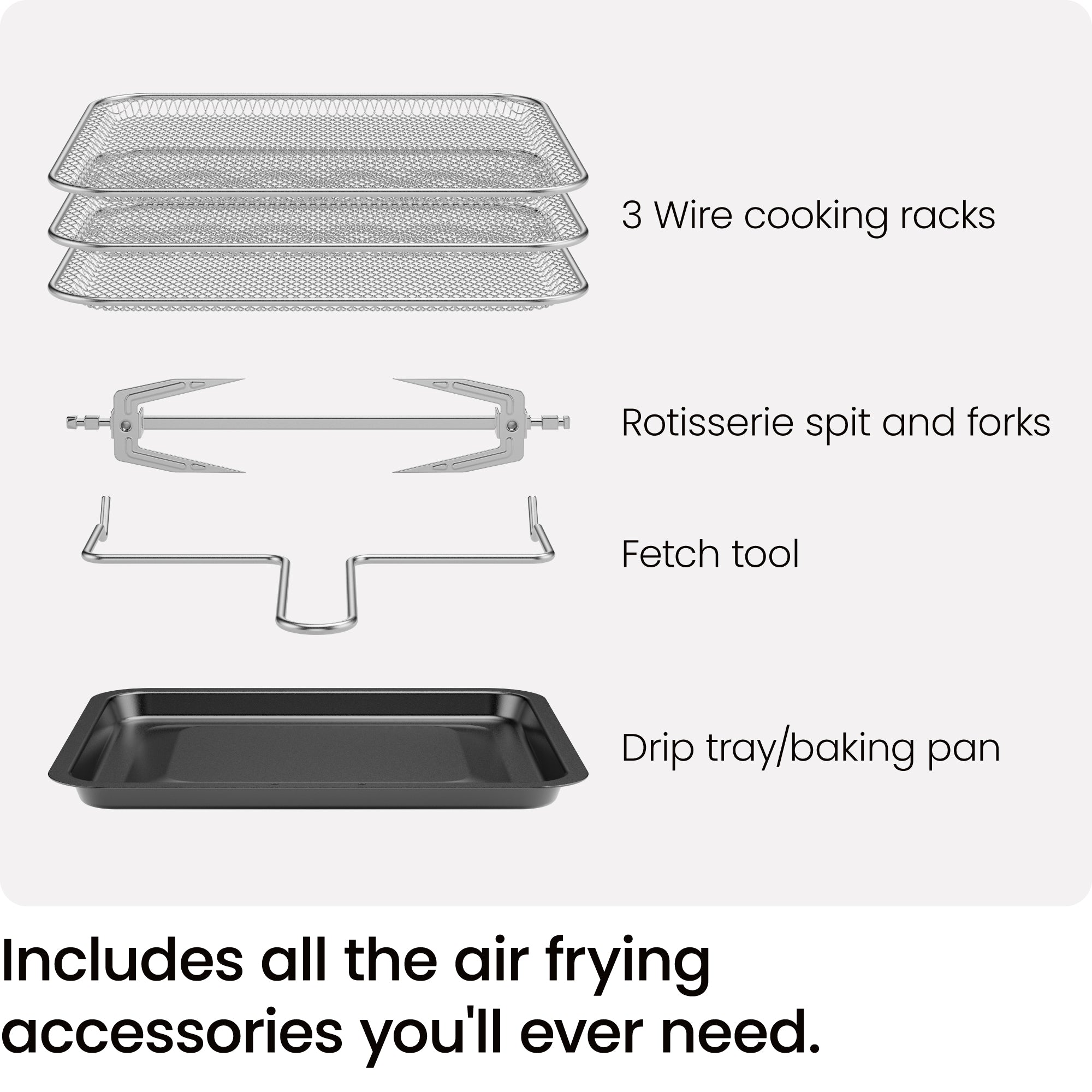6-in-1 Multifunctional Air Fryer Oven - 12 Quart - Image 8