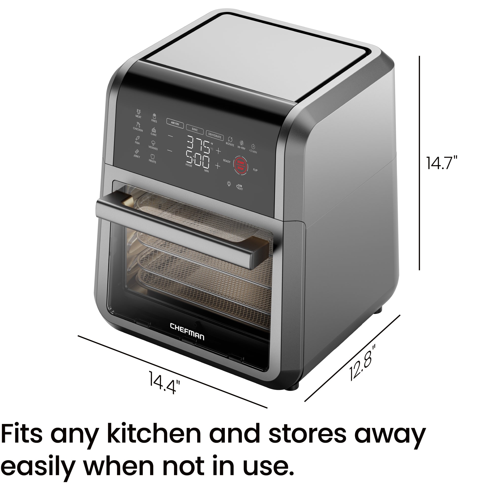 6-in-1 Multifunctional Air Fryer Oven - 12 Quart - Image 9