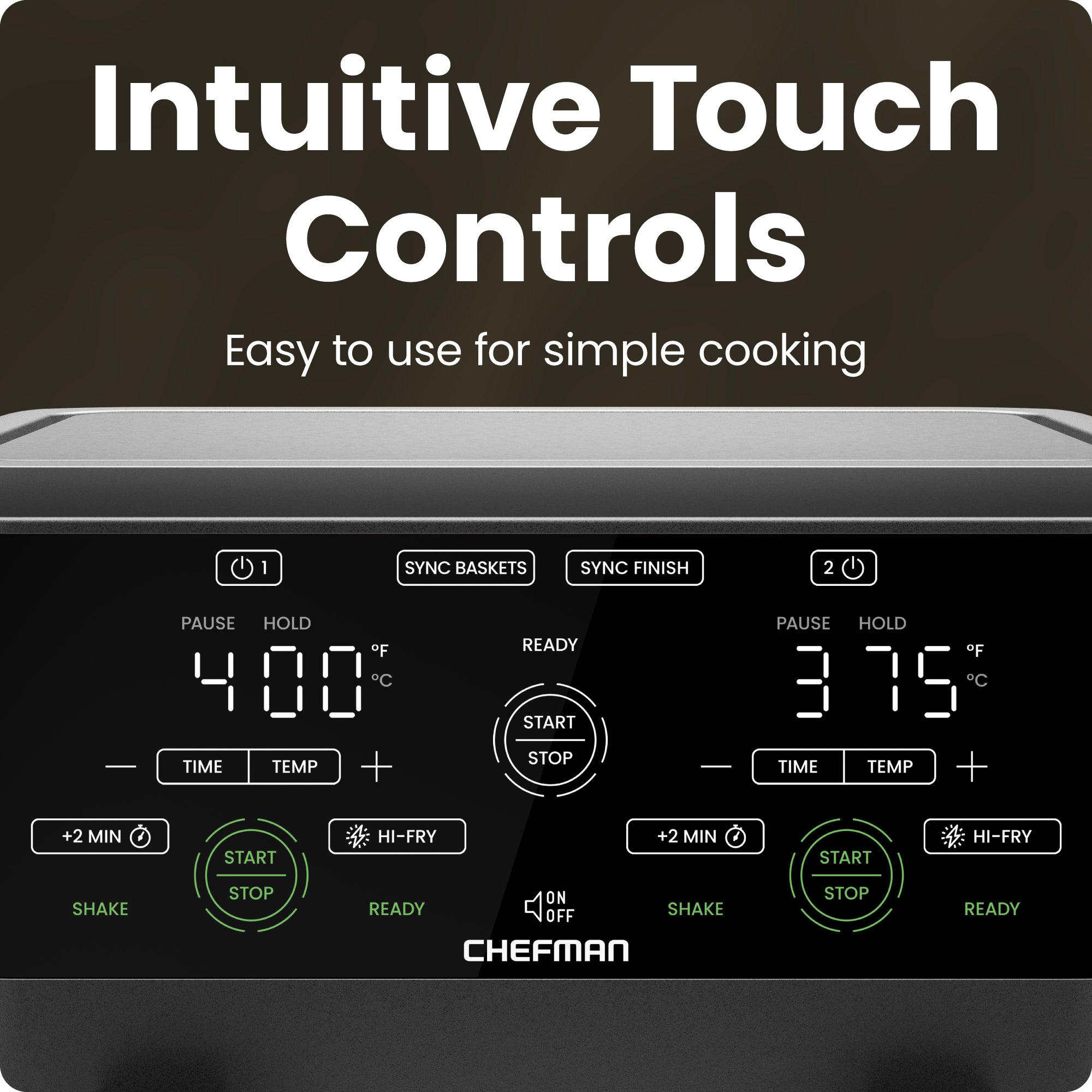 TurboFry Touch 6 Qt. Dual-Window Air Fryer - Image 7